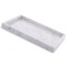 TACA PROSTOKĄTNA MARMUROWA 30x20cm SZARA BIAŁA MARMUR GRANIT