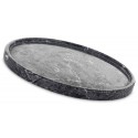 TACA OKRĄGŁA MARMUROWA 25cm CZARNA SZARA MARMUR GRANIT