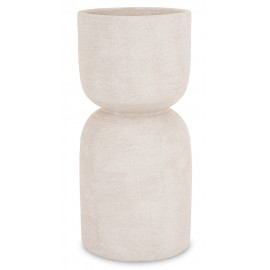 WAZON BEŻOWY PIASKOWY KREMOWY 27cm NOWOCZESNY MATOWY 25 30