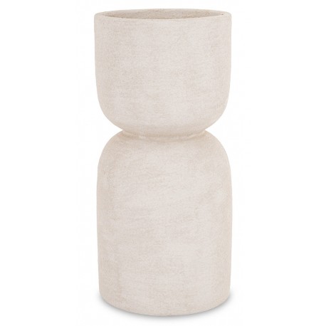 WAZON BEŻOWY PIASKOWY KREMOWY 27cm NOWOCZESNY MATOWY 25 30