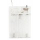 PREZENT LED ŚWIECĄCY ZŁOTY SREBRNY 30x25x25cm ŚWIĄTECZNA OZDOBA POD CHOINKĘ