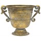 DONICZKA OSŁONKA METALOWA ZŁOTA 18x18cm KIELICH 20 RETRO ANTYCZNA