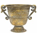 DONICZKA OSŁONKA METALOWA ZŁOTA 18x18cm KIELICH 20 RETRO ANTYCZNA