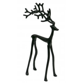 FIGURKA RENIFER JELEŃ 40cm ŚWIĄTECZNA LOFT NA ŚWIĘTA PREZENT METALOWA