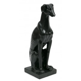 FIGURKA PIES CHART CZARNY 30cm FIGURKA PSA CZARNA MATOWA Z TWORZYWA 