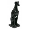 FIGURKA PSA CZARNA PIES CHART 30cm MATOWA Z TWORZYWA