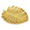 PATERA LIŚĆ PALMY ZŁOTA 20cm DEKORACYJNA TALERZ W KSZTAŁCIE LIŚCIA