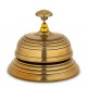DZWONEK RECEPCYJNY HOTELOWY BARMAŃSKI ZŁOTY ANTYCZNY DEKORACYJNY