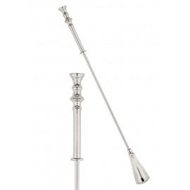 DŁUGA ŁYŻKA DO BUTÓW OBUWIA METALOWA SREBRNA OZDOBNA DEKORACYJNA 60