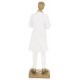 FIGURKA MĘŻCZYZNA LEKARZ BIAŁA ZŁOTA 25cm DOKTOR MEDYK 20 30