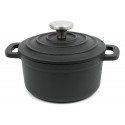 GARNEK ŻELIWNY DO ZAPIEKANIA CZARNY 600ml KOKILKA NACZYNIE