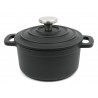 GARNEK ŻELIWNY DO ZAPIEKANIA CZARNY 600ml KOKILKA NACZYNIE