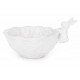 MISKA Z ZAJĄCEM KRÓLIKIEM BIAŁA SALATERKA ŚWIĄTECZNA MISECZKA DO PRZEKĄSEK