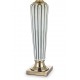 LAMPA STOŁOWA CERAMICZNA h-85cm DUŻA SZARA ZŁOTA MOSIĘŻNA BIAŁA STOJĄCA