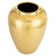 WAZON CERAMICZNY ZŁOTY 28cm NAKRAPIANY NOWOCZESNY GLAMOUR 30