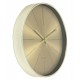 ZEGAR ŚCIENNY ZŁOTY 30cm METALOWY NOWOCZESNY GLAMOUR GABINETOWY KUCHENNY