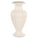 WAZON CERAMICZNY BEŻOWY KREMOWY 45cm RYFLOWANY ZDOBIONY NOWOCZESNY 40 50