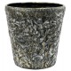 DONICZKA OSŁONKA METALOWA ZŁOTA CZARNA 32x32cm LOFT RETRO GLAMOUR 30 35