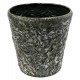 DONICZKA OSŁONKA METALOWA ZŁOTA CZARNA 32x32cm LOFT RETRO GLAMOUR 30 35