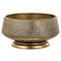 OSŁONKA METALOWA ZŁOTA 20x35cm NA NÓŻCE RETRO POSTARZANA KWIETNIK 30 40