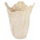 WAZON CERAMICZNY BEŻOWY KREMOWY 28cm PŁATKI KWIATA GLAMOUR STYLOWY 25 30