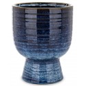 DONICZKA OSŁONKA NIEBIESKA GRANATOWA 20x16cm NA NÓŻCE GLAMOUR STYLOWA 15 20