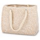 OSŁONKA BEŻOWA TOREBKA 22x28x16cm NOWOCZESNA GLAMOUR WAZON DEKORACJA 25 30