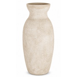 WAZON BEŻOWY PIASKOWY KREMOWY 50cm Z EFEKTEM KAMIENIA BOHO RUSTYKALNY