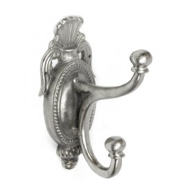 WIESZAK METALOWY SREBRNY 17x12cm