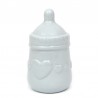 SKARBONKA CERAMICZNA NIEBIESKA BUTELKA h-13cm