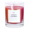 ŚWIECA ZAPACHOWA W SZKLE 10x8cm WIŚNIA