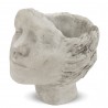 DONICZKA SZARA GŁOWA 24x17x22cm CEMENTOWA